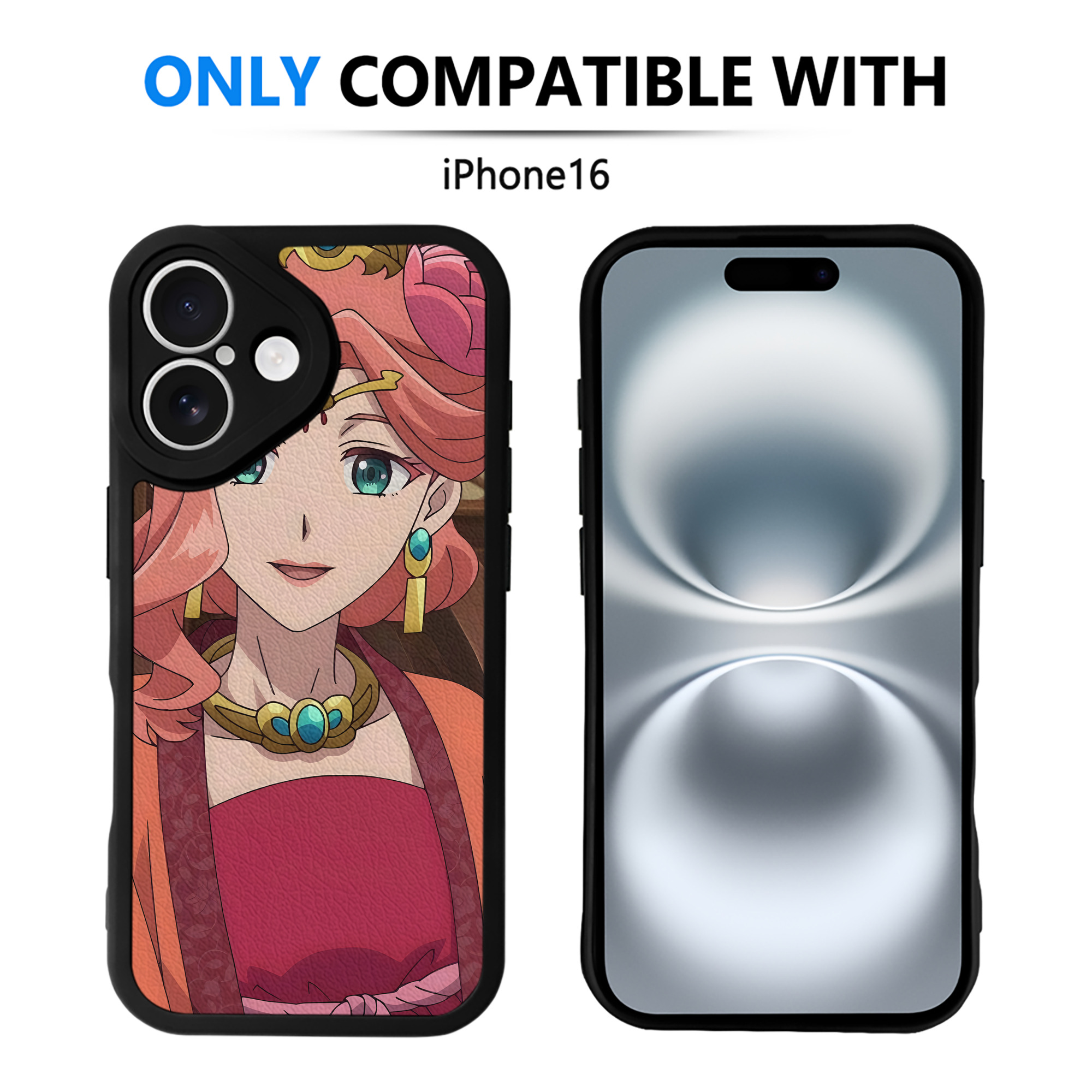 薬屋のひとりごと The Apothecary Diaries 【iPhone 16シリーズ対応】シリコンスマホケース（レザー調） 材質：シリコン